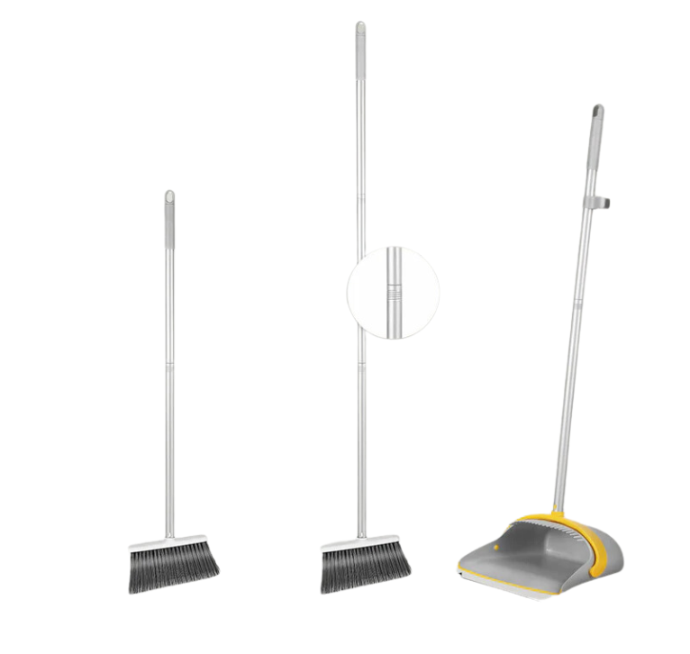 Upright Broom and Dustpan Set
