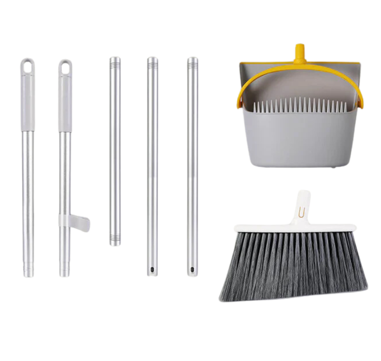 Upright Broom and Dustpan Set