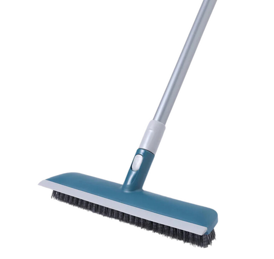 Yocada Floor Scrub Brush and Squeegee - 2 in 1 Brush