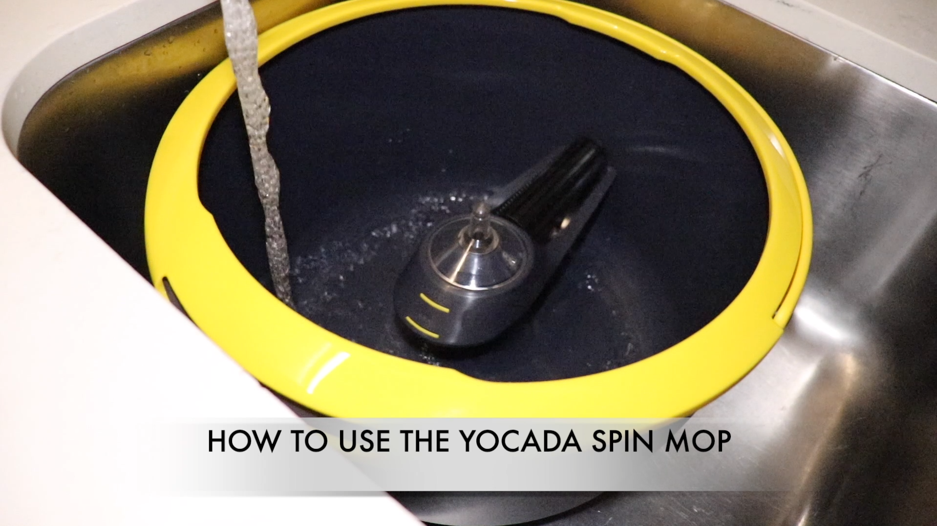 How to use the spin mop